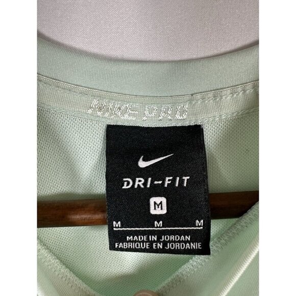 Nike Pro Intertwist Muscle Tank Top Women's Medium Green Tulip Back Train - Picture 5 of 8